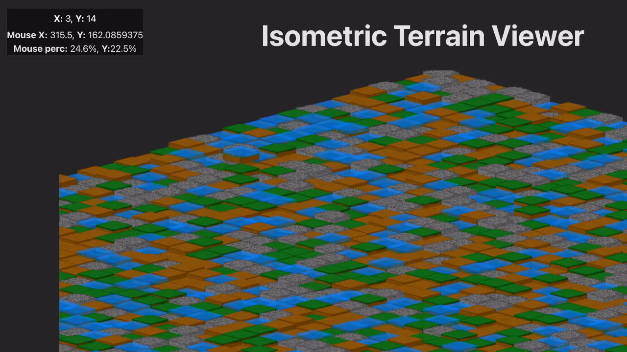 Vite React Isometric Grid preview